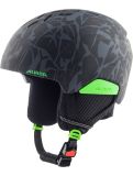 Miniatura Alpina, Pizi casco bambino Black Green Camo Matt verde 