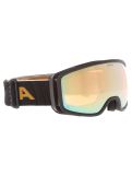 Miniatura Alpina, Bivio Q mascherina da sci unisex Black Gold Matt Goud, nero 