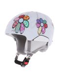 Miniatura Alpina, Pizi casco bambino Patchwork Flower Matt bianco 