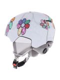 Miniatura Alpina, Pizi casco bambino Patchwork Flower Matt bianco 