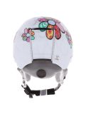 Miniatura Alpina, Pizi casco bambino Patchwork Flower Matt bianco 