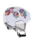 Miniatura Alpina, Pizi casco bambino Patchwork Flower Matt bianco 