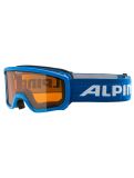 Miniatura Alpina, Scarabeo Jr. mascherina da sci bambino Light Blue Matt blu 