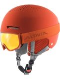 Miniatura Alpina, Zupo Set (+Scarabeo Jr.) casco bambino Pumpkin Orange Matt arancio 