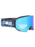 Miniatura Bliz, Flow mascherina da sci unisex Matte Blue - Brown w Blue Multi blu 