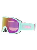 Miniatura Bliz, Rave mascherina da sci unisex Matte Mint - Brown w Pink Multi verde 