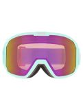 Miniatura Bliz, Rave mascherina da sci unisex Matte Mint - Brown w Pink Multi verde 