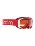 Miniatura Cairn, Booster Photochromic mascherina da sci bambino Mat Red Mat White bianco, rosso 