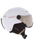 Miniatura Cairn, Orbit Visor caschetto con visiera unisex Mat White Coffee bianco 