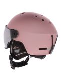 Miniatura Cairn, Reflex Visor caschetto con visiera unisex Mat Metallic Dust rosa 