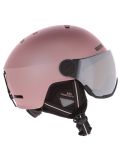 Miniatura Cairn, Reflex Visor caschetto con visiera unisex Mat Metallic Dust rosa 