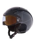 Miniatura Casco, SP-6 caschetto con visiera unisex Geometric nero 