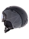 Miniatura Casco, SP-6 caschetto con visiera unisex Geometric nero 