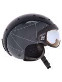 Miniatura Casco, SP-6 caschetto con visiera unisex Geometric nero 