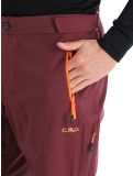 Miniatura CMP, 33W2887 pantaloni da sci senza imbottitura uomo Burgundy borgogna 