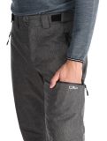 Miniatura CMP, 34W4387 pantaloni da sci uomo Black Melange grigio 