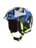 Miniatura CMP, XJ-4 casco bambino River / Yellow Fluo blu, giallo 