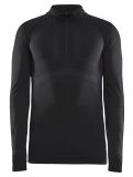 Miniatura Craft, Active Intensity Zip maglia termica uomo Black / Asphalt nero 