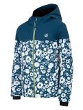 Miniatura Dare2b, Liftie giacca sci bambino Moonlight Denim / Moonlight Denim Daisy Print bianco, blu 