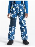 Miniatura Dare2b, Pow pantaloni da sci bambino Olympian Blue Graffiti Print blu 