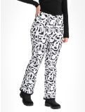 Miniatura Dare2b, Upshill pantaloni da sci softshell donna Black and White Graffiti Print bianco, nero 