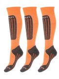 Miniatura Deluni, Gaia 3 pair calzini da sci 3 paia unisex Orange arancio 