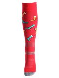 Miniatura Deluni, Joyride calzini da sci unisex Socks On Socks Red rosso 