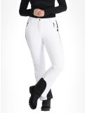 Miniatura Deluni, Neva pantaloni da sci softshell donna Optic White bianco 