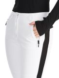 Miniatura Deluni, Neva pantaloni da sci softshell donna Optic White bianco 