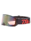 Miniatura Demon, Intrepid (OTG) mascherina da sci OTG unisex Matt Black Red - Orange Red Mirror nero 