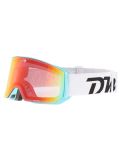 Miniatura Demon, Intrepid (OTG) mascherina da sci unisex Matt Light Blue - Orange Red Mirror blu 