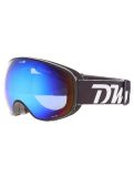 Miniatura Demon, Magnet mascherina da sci lente di ricambio unisex Matt Black Blue - Multilayer Smoke Blue nero 