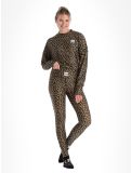 Miniatura Eivy, Icecold Tights pantaloni termici donna Leopard marrone 