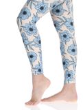 Miniatura Eivy, Pocket pantaloni termici donna Blue Flower bianco, blu 