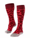 Miniatura Falke, Falke SK4 Giraffe calzini da sci donna merlot rosso