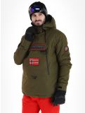 Miniatura Geographical Norway, Benyamine giacca sci uomo Kaki verde 