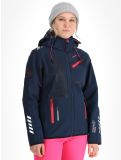 Miniatura Geographical Norway, Reine softshell donna Navy / Pink blu, rosa 