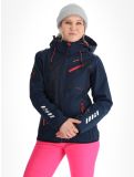 Miniatura Geographical Norway, Reine softshell donna Navy / Pink blu, rosa 