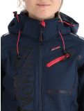 Miniatura Geographical Norway, Reine softshell donna Navy / Pink blu, rosa 