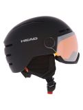 Miniatura Head, Knight caschetto con visiera unisex Black nero 