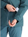 Miniatura Helly Hansen, Alpha 3L Long Shell guscio uomo Dark Creek verde 