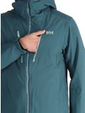 Miniatura Helly Hansen, Alpha 3L Long Shell guscio uomo Dark Creek verde 