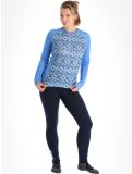 Miniatura Helly Hansen, Lifa Merino Midweight Graphic maglia termica donna Ultra Blue Star Pixel blu 