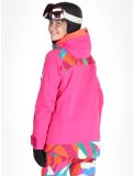 Miniatura Helly Hansen, W Powchaser 2.0 giacca sci donna JPB AOP multicolorato, rosa 