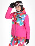 Miniatura Helly Hansen, W Powchaser 2.0 giacca sci donna JPB AOP multicolorato, rosa 