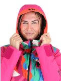 Miniatura Helly Hansen, W Powchaser 2.0 giacca sci donna JPB AOP multicolorato, rosa 