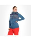 Miniatura Kama, Sweater Womens gilet donna blu