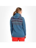 Miniatura Kama, Sweater Womens gilet donna blu