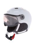 Miniatura Kask, Piuma-R Chrome Visor caschetto con visiera unisex White/Silver bianco, Zilver 