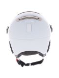 Miniatura Kask, Piuma-R Chrome Visor caschetto con visiera unisex White/Silver bianco, Zilver 